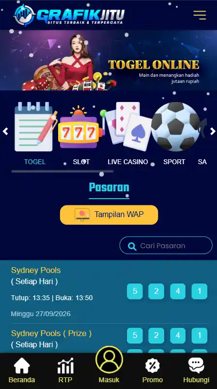 GRAFIKJITU Togel Online Pasaran Resmi & WAP